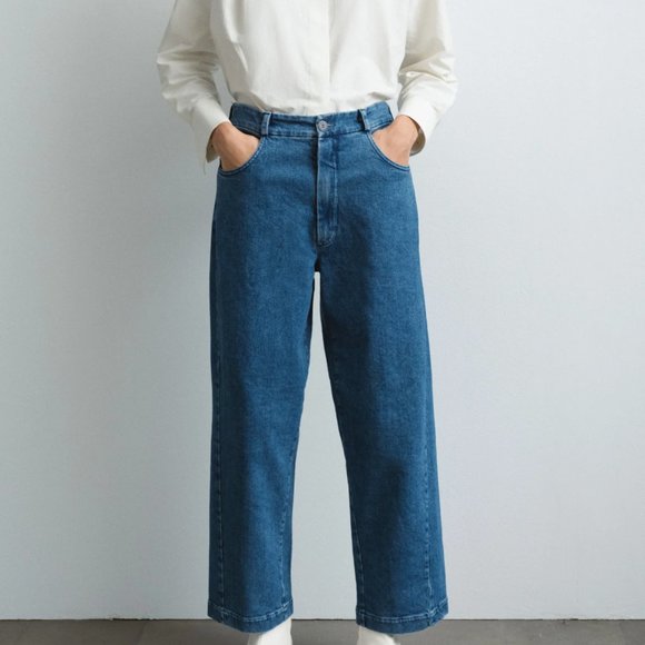 Cordera STRAIGHT DENIM PANTS INDIGO - Picture 1 of 2